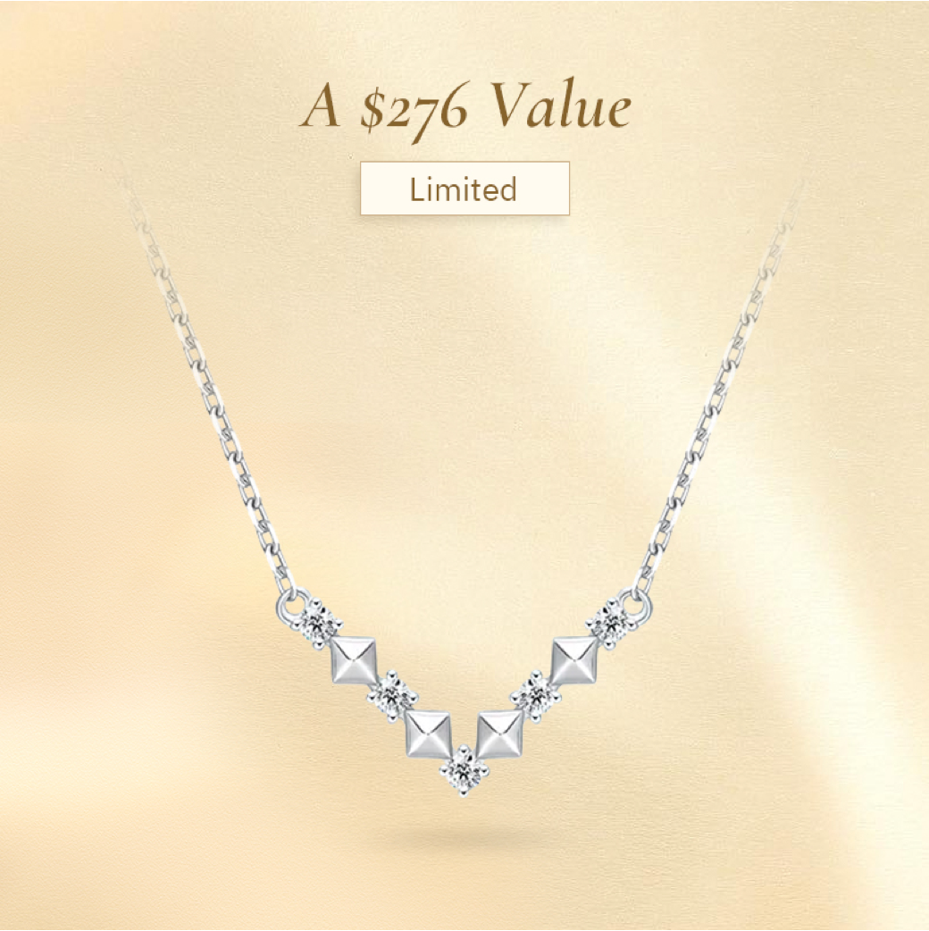 Darry Ring diamond v-shaped necklace